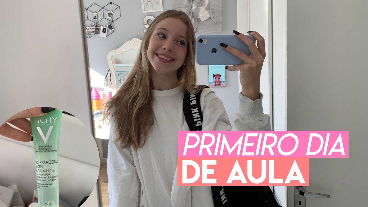 meu primeiro dia de aula!