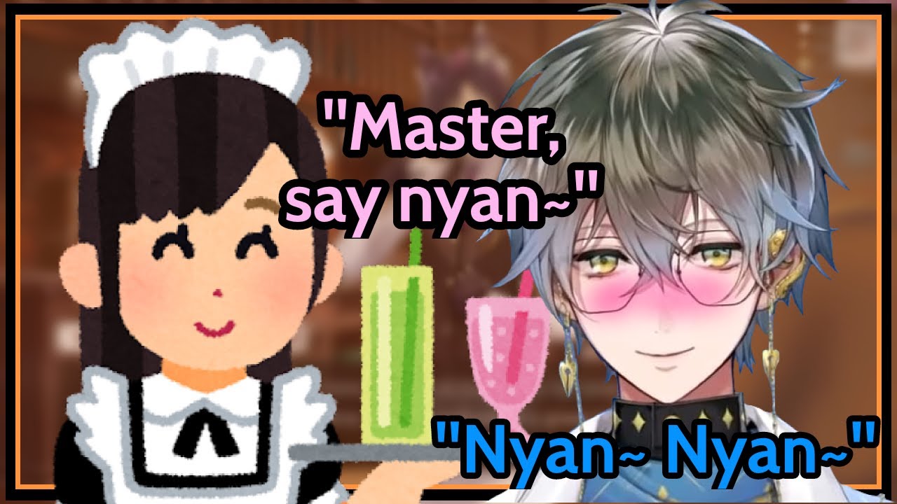 Ike got embarrassed at a maid cafe 【NIJISANJI EN | Ike Eveland】