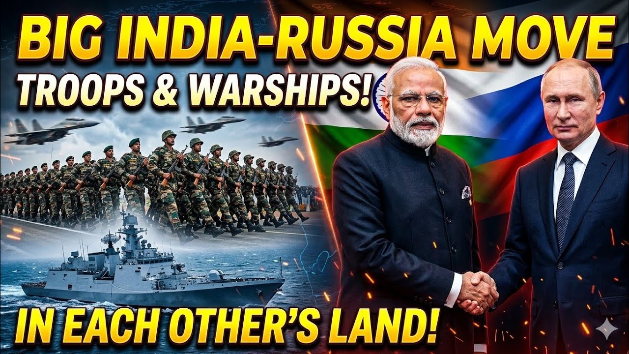 India-Russia Pact: 3,000 Troops, Warships & Jets in Each Other&rsquo;s Land! Signal to the West | 