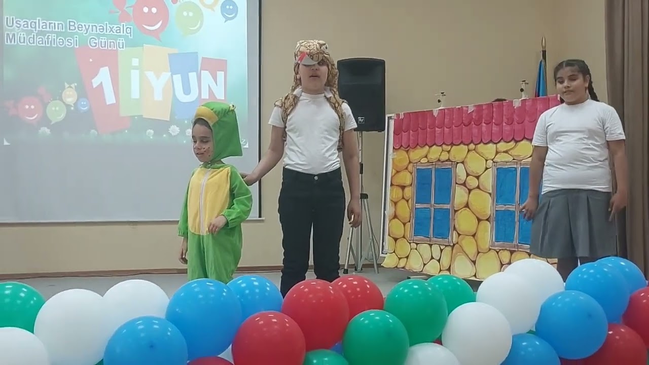 5 Saylı internat məktəbi 1 İyun Uşaqların müdafiə günü