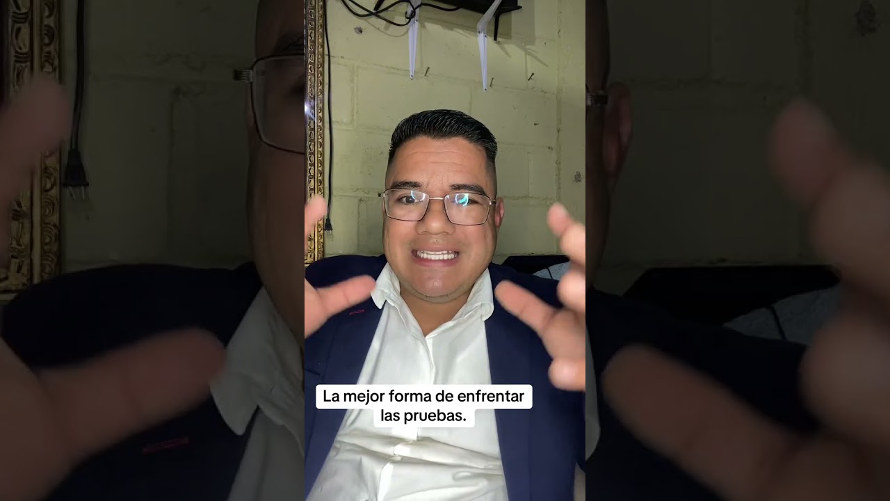 Las pruebas vendrán pero depende de nosotros como respondemos a ella.