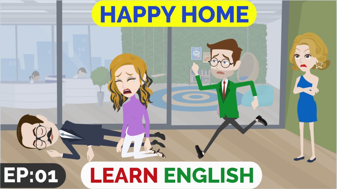 ❤️Happy Home Part 1 | Animated stories | English Story | English Conversation | Window English
