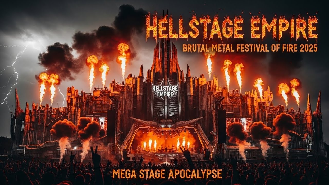 Best Hellstage Empire 🔥 Brutal Metal Festival of Fire 2025 | Mega Stage Apocalypse