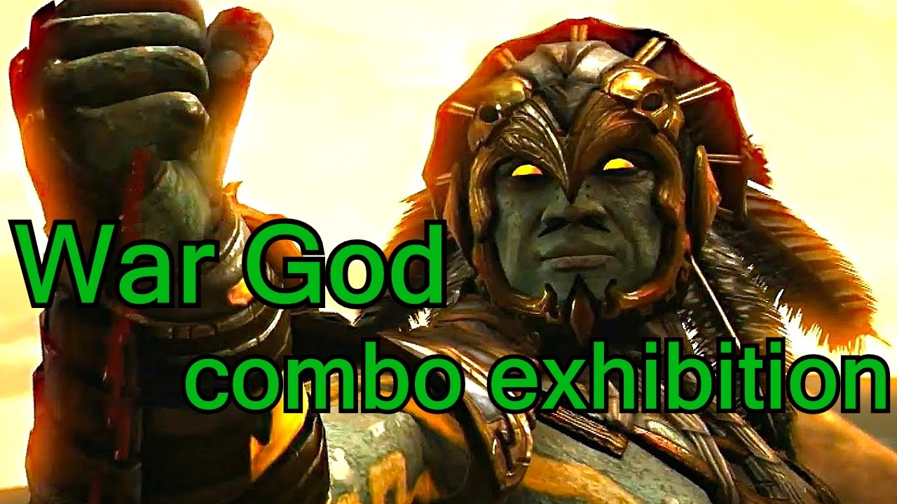 Mortal Kombat X: Kotal Kahn War God combo exhibition