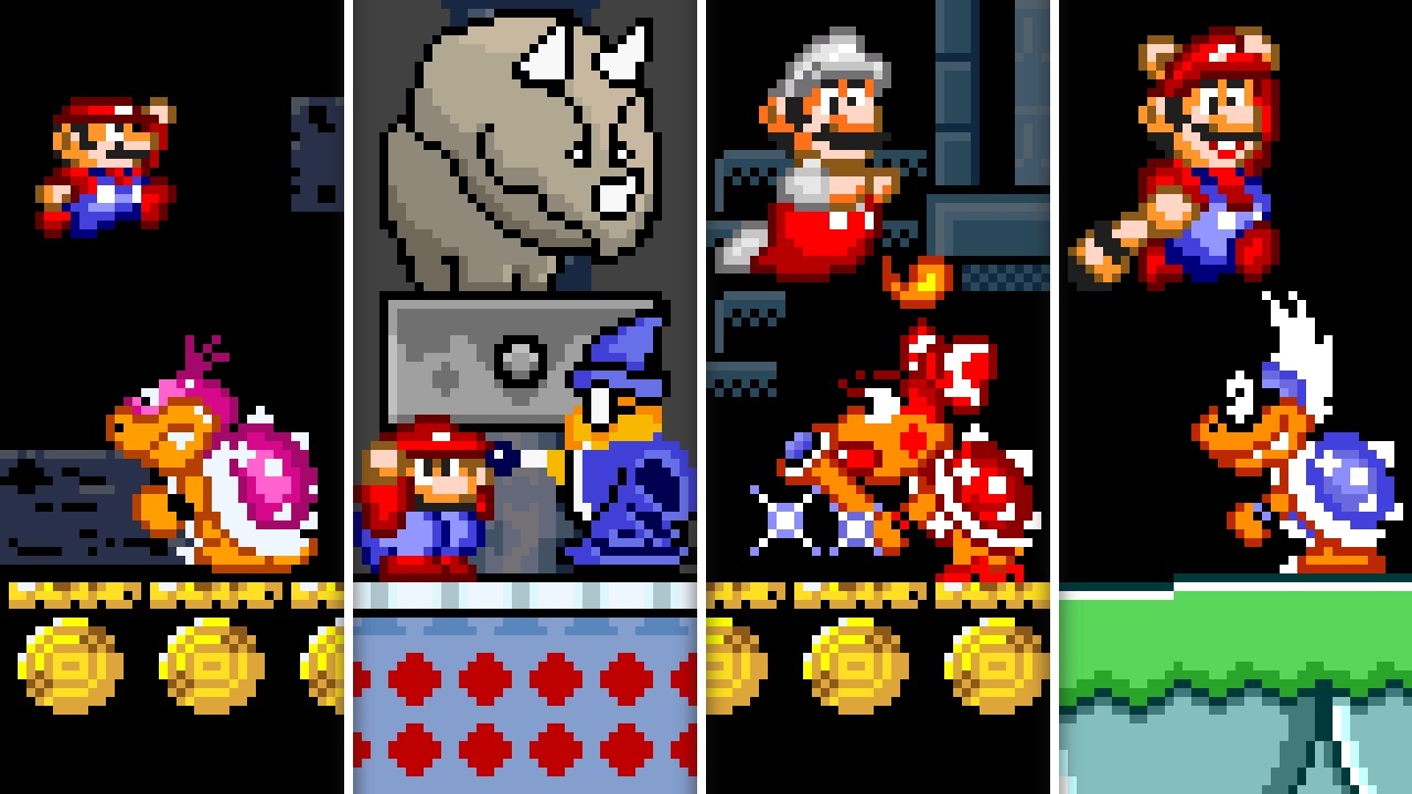 Super Mario World BETA - All Castles. ᴴᴰ
