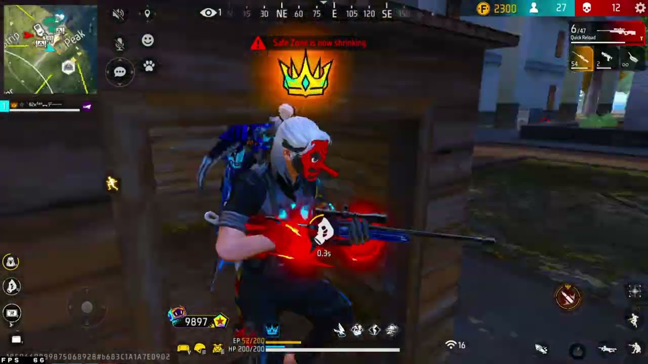 [B2K Fan] 27 KILLS | 1 VS 4 BEST SNIPING GAMEPLAY