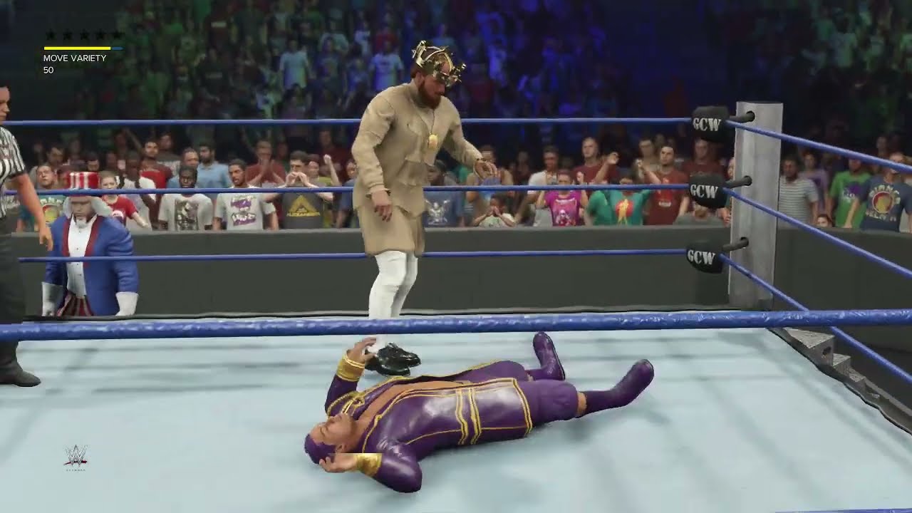 WWE 2K23: GCW TV Title:: Kicky vs. The Burger King w/Uncle Sam 12/29/25