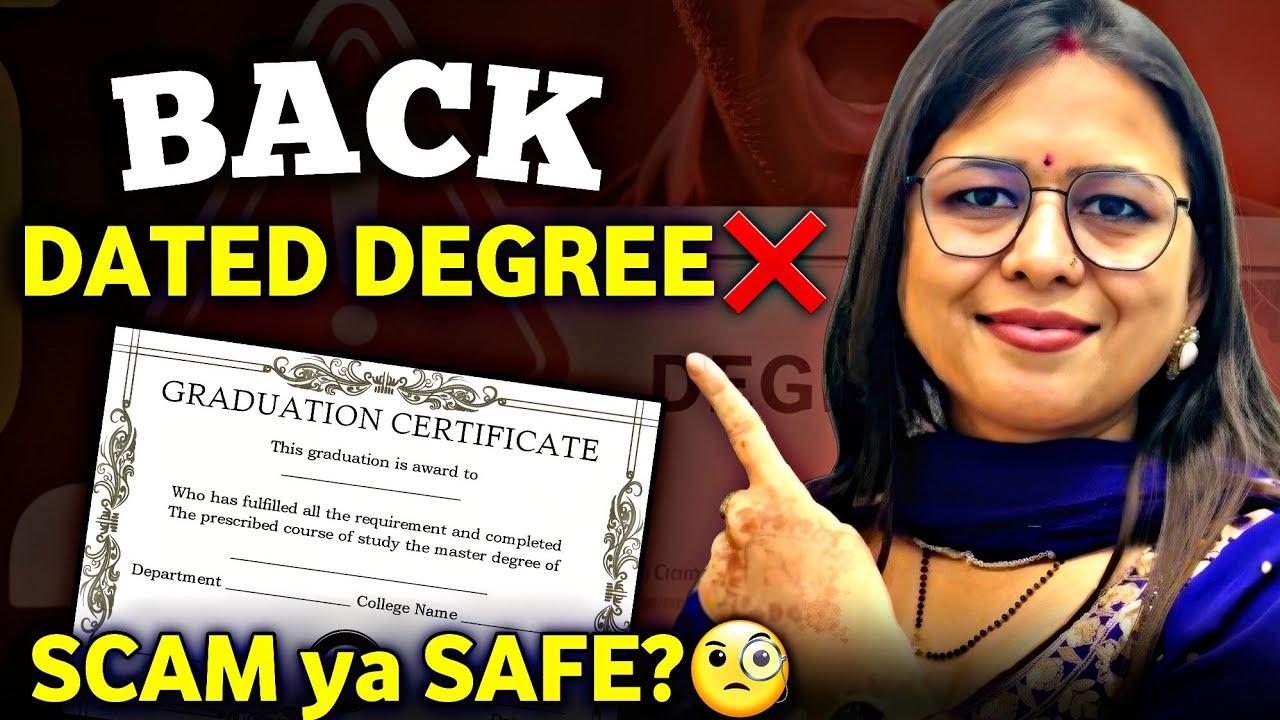 Back Date Degree Ka Sach 🤯 | 100% Safe Ya Sabse Bada Scam? Reality Exposed!