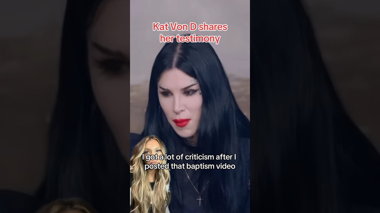 Kat Von D shares her testimony&hellip;🥺 #shorts