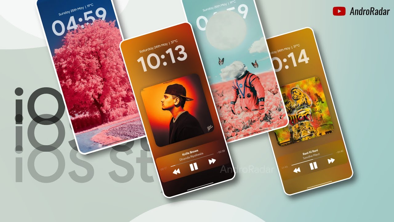 Personalise your Android with iOS style Lock and Home Screen!