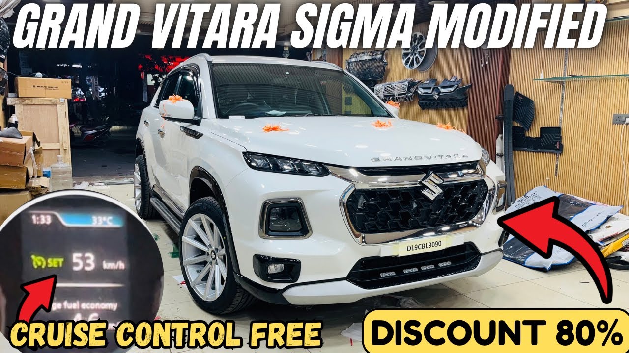 Grand Vitara 2025 Sigma Genuine Accessories With Price | Grand Vitara Sigma To Alpha Modified