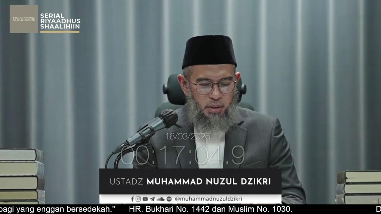 2059. Riyaadhus Shaalihiin | Ustadz Muhammad Nuzul Dzikri