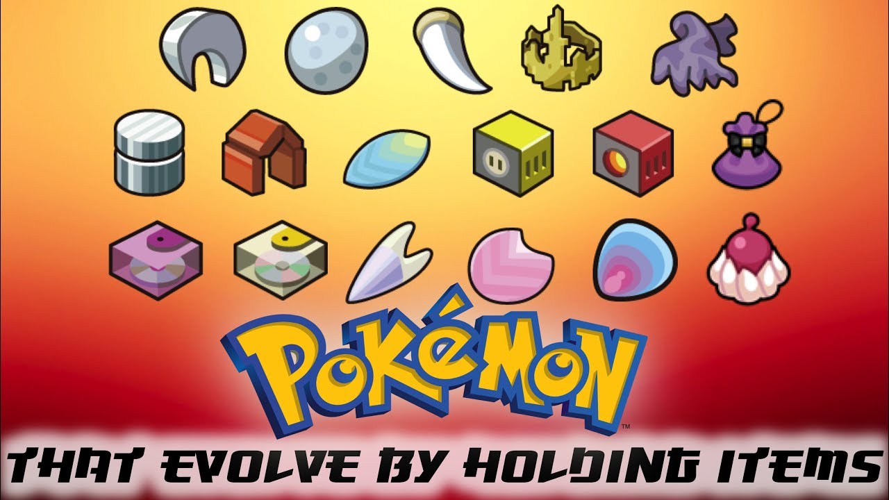 Pokemon That Evolve By Holding Items