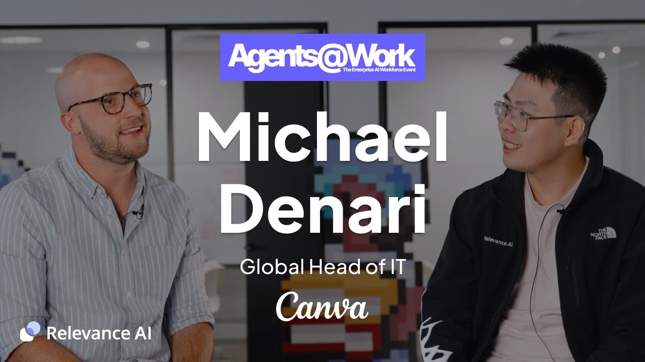Agents@Work: Майкл Денари (Внутри стратегии искусственного интеллекта Canva)