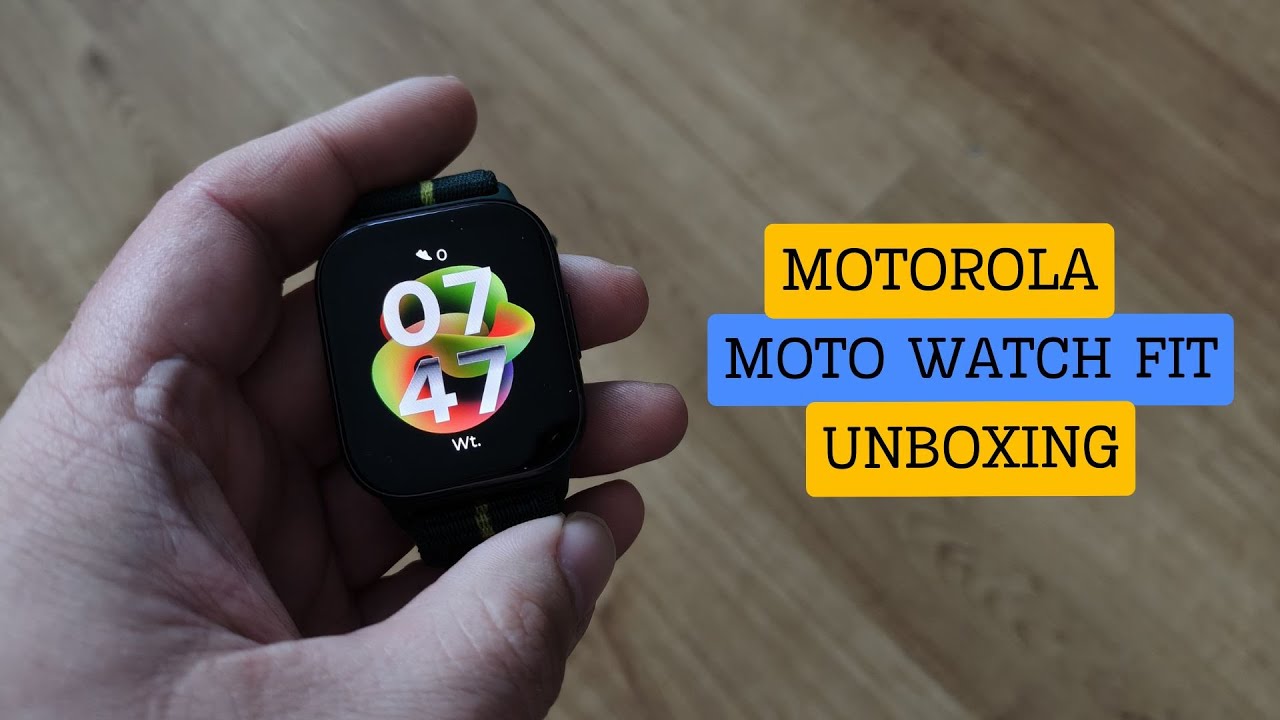 Motorola Moto Watch Fit - unboxing niedrogiego zegarka, kt&oacute;ry może się podobać!
