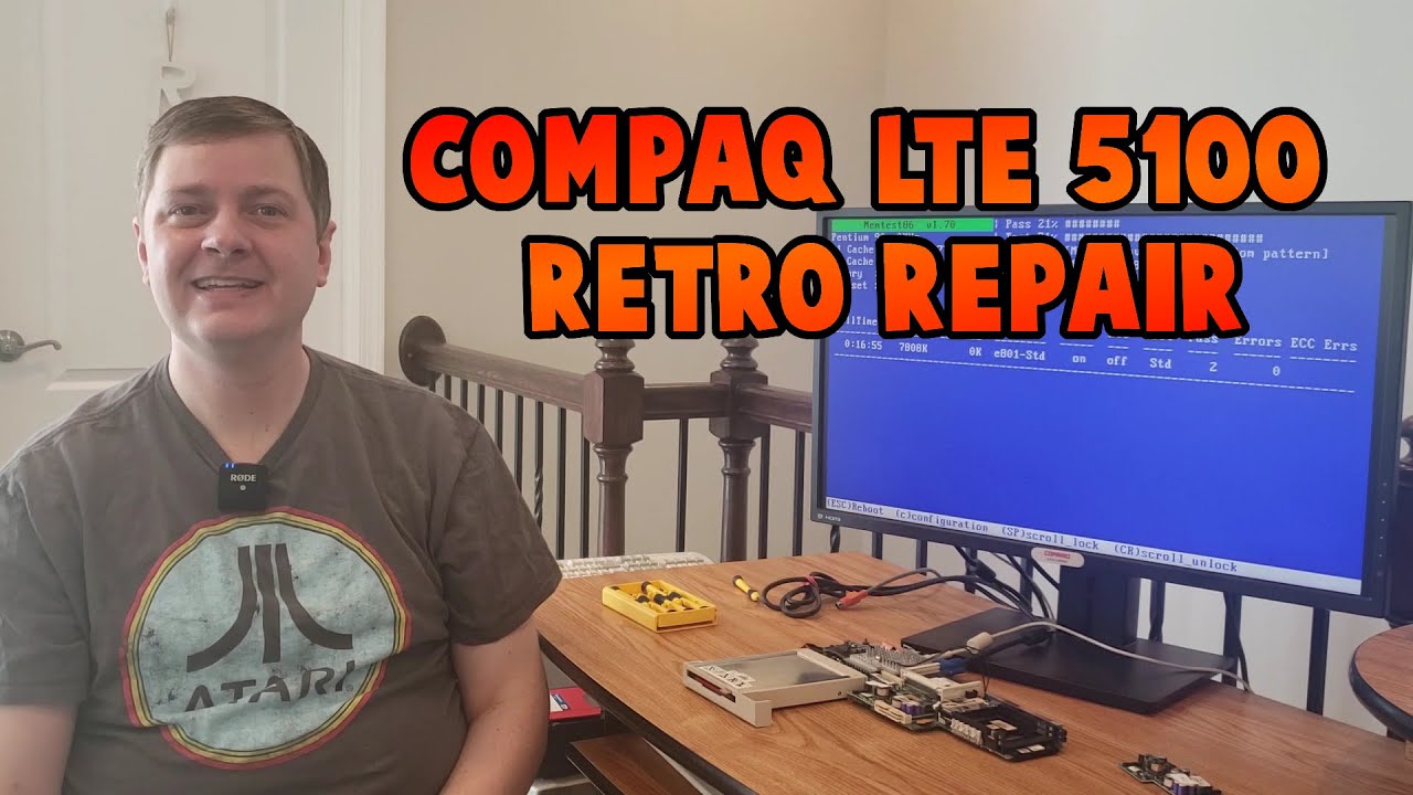RetroRepair: Fixing a Compaq LTE 5100 for The Nostalgia Mall