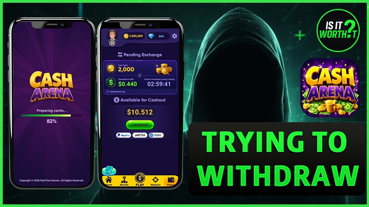 I Tried Cash Arena App &ndash; Legit or Scam? &ndash; Payment Proof &ndash; Real or Fake?