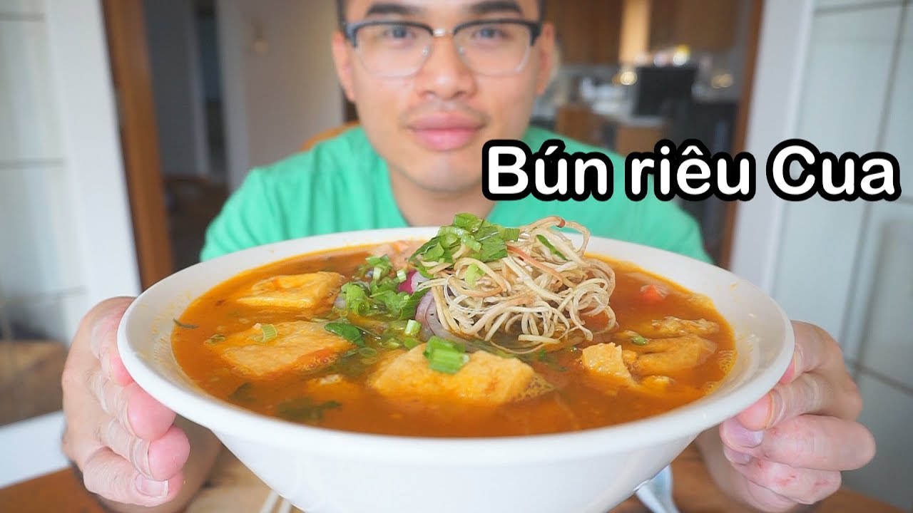Hôm nay mình nấu và ăn Bún Riêu Cua