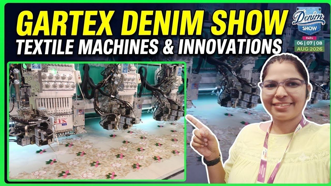 Gartex  Texprocess 2026 Delhi| Denim Show 2026 |  Advanced Textile & Embroidery Machines Live Tour!