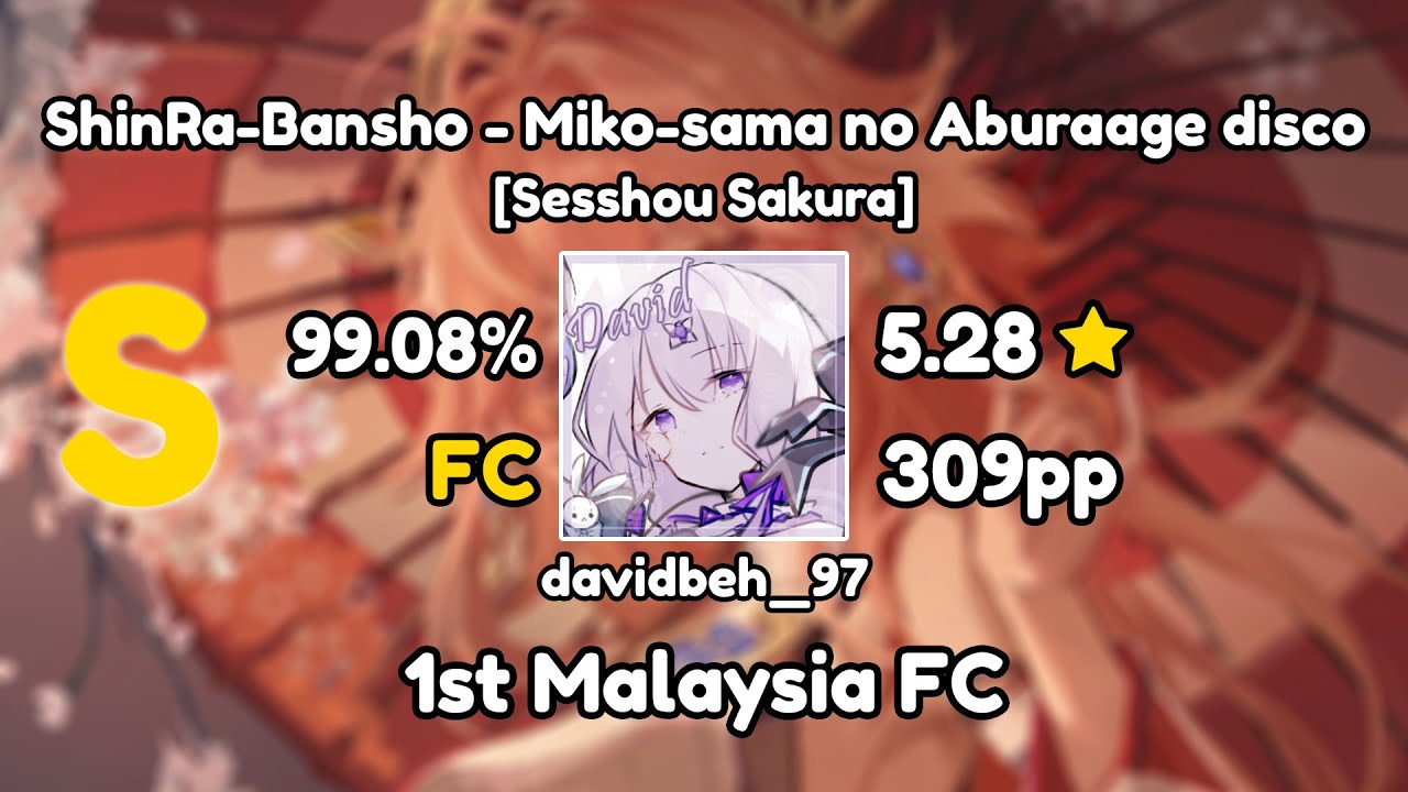 5.28⭐ davidbeh_97 | ShinRa-Bansho - Miko-sama no Aburaage disco [Sesshou Sakura] 309pp FC