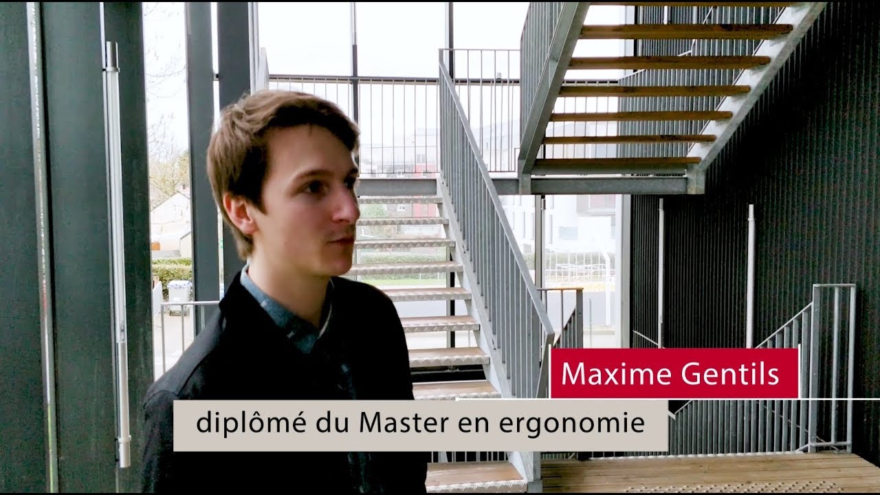 Maxime, diplômé du Master Ergonomie