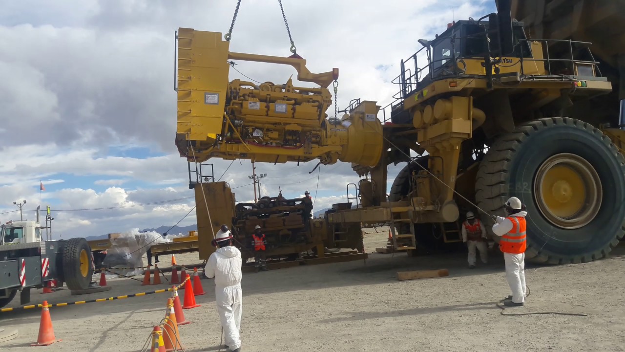 Montaje de motor QSK 78 las Bambas.