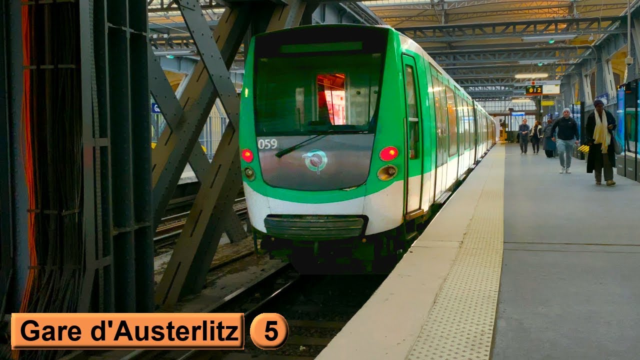 Гар д’Остерлиц | линия 5 : Парижский метрополитен ( RATP MF01 )
