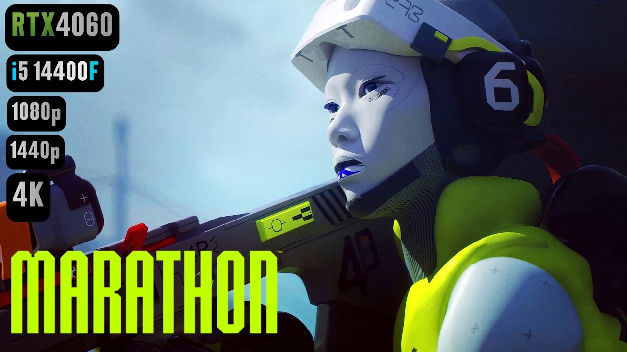RTX 4060 MARATHON FPS TEST | MARATHON RTX 4060 & i5 14400F Benchmark 1080p/1440p/4K
