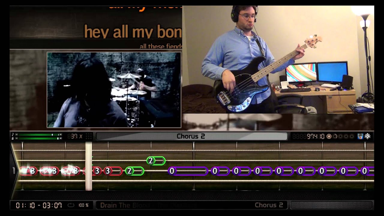 BandFuse Bass - Drain the Blood (1st Try: 93% REAL Difficulty)