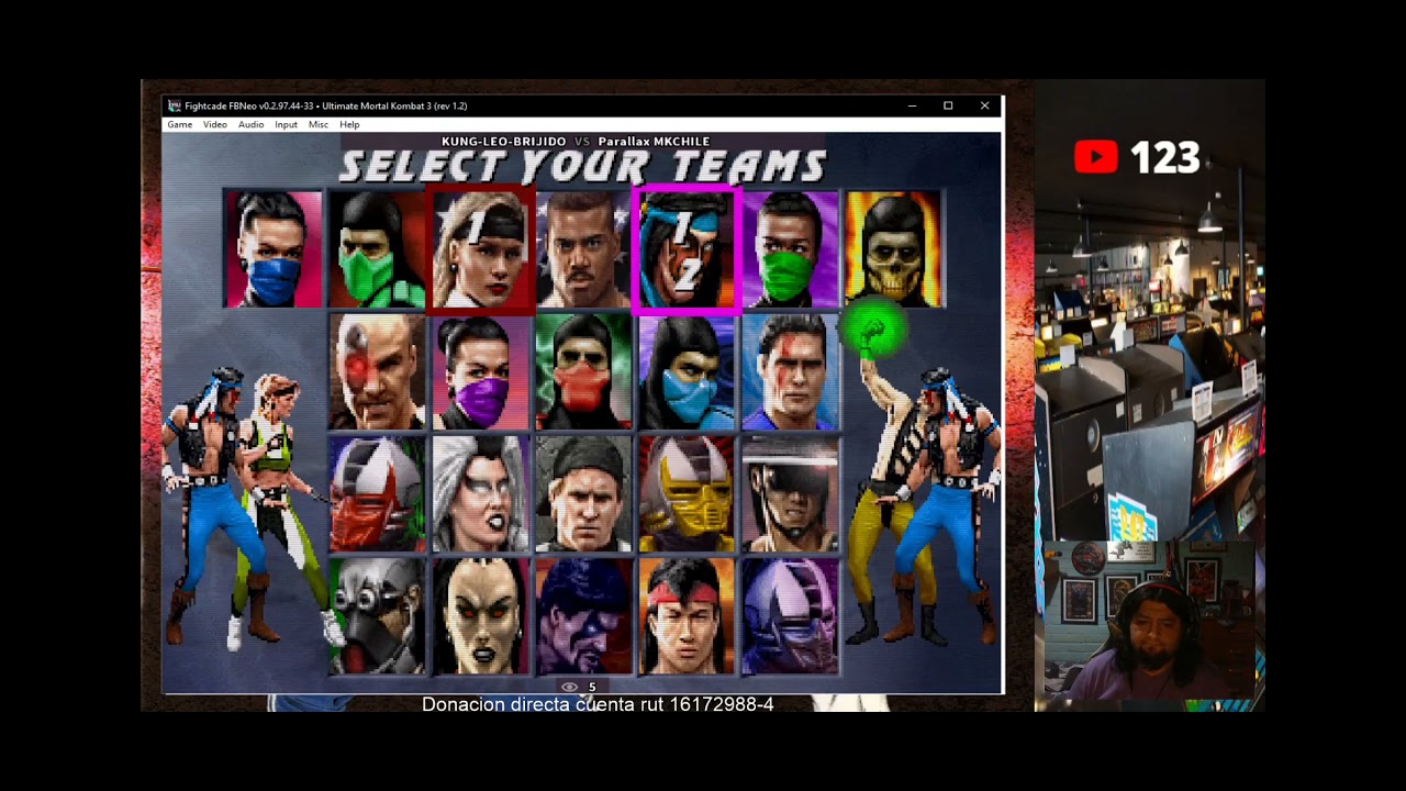 Torneo UMK3 kung leo vs parallax MKchile
