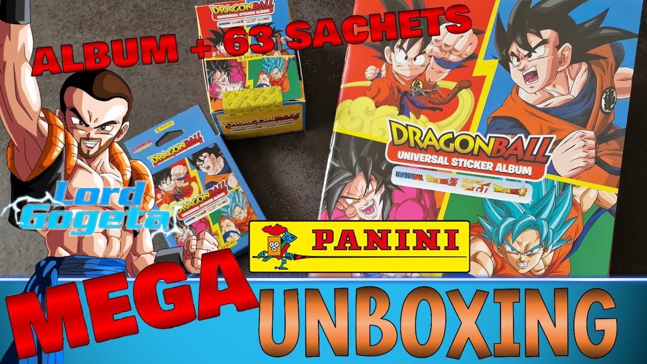 ENORME Unboxing du nouvel album Panini Dragon Ball Universal sticker album (2023) + 63 pochettes