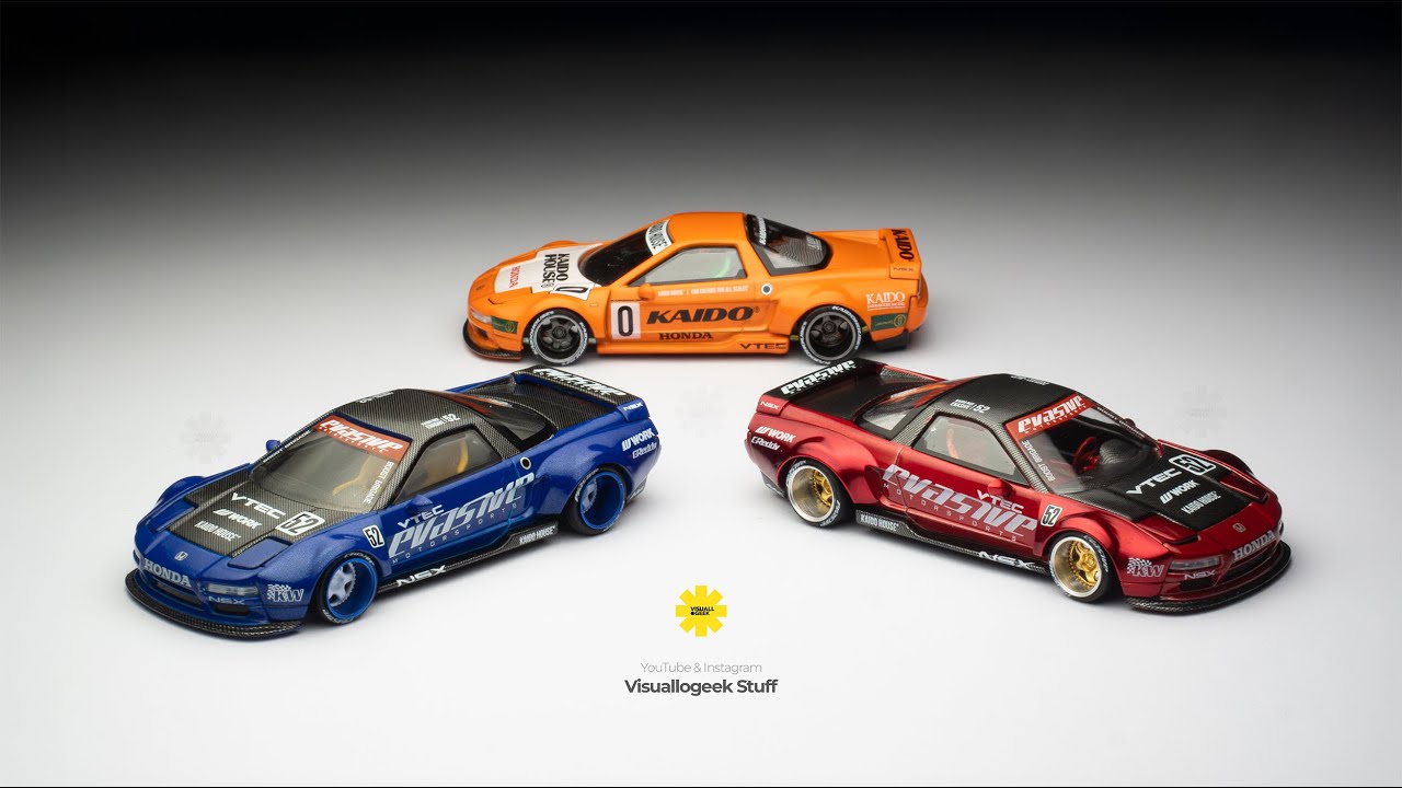 Harga 300ribu apakah layak dikoleksi? Review Diecast Mini GT X Kaido House Honda NSX Evasive V2 Biru