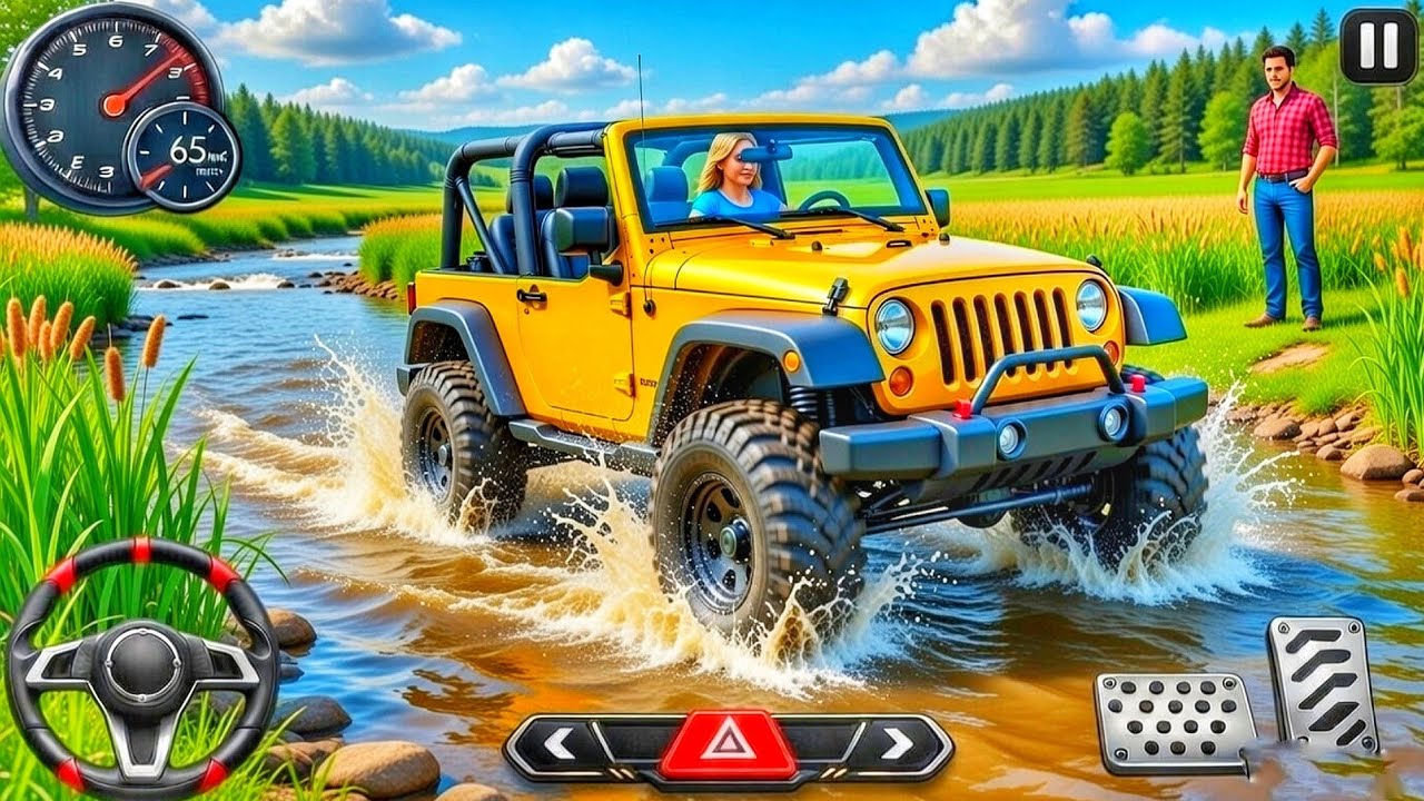 Jeep Driving 4x4 - Jeep Game | Jeep Game 3D Gameplay - Jeep Driving 3D Game - Android Gameplay 