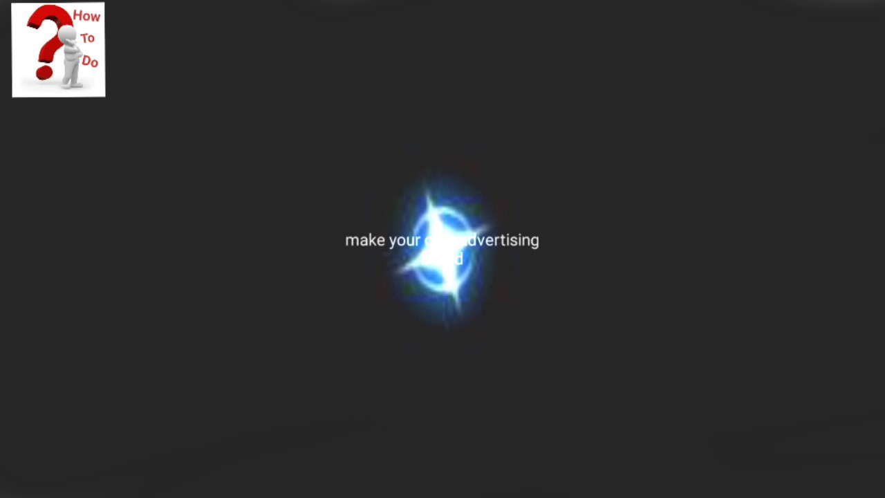 Make your own advertising board