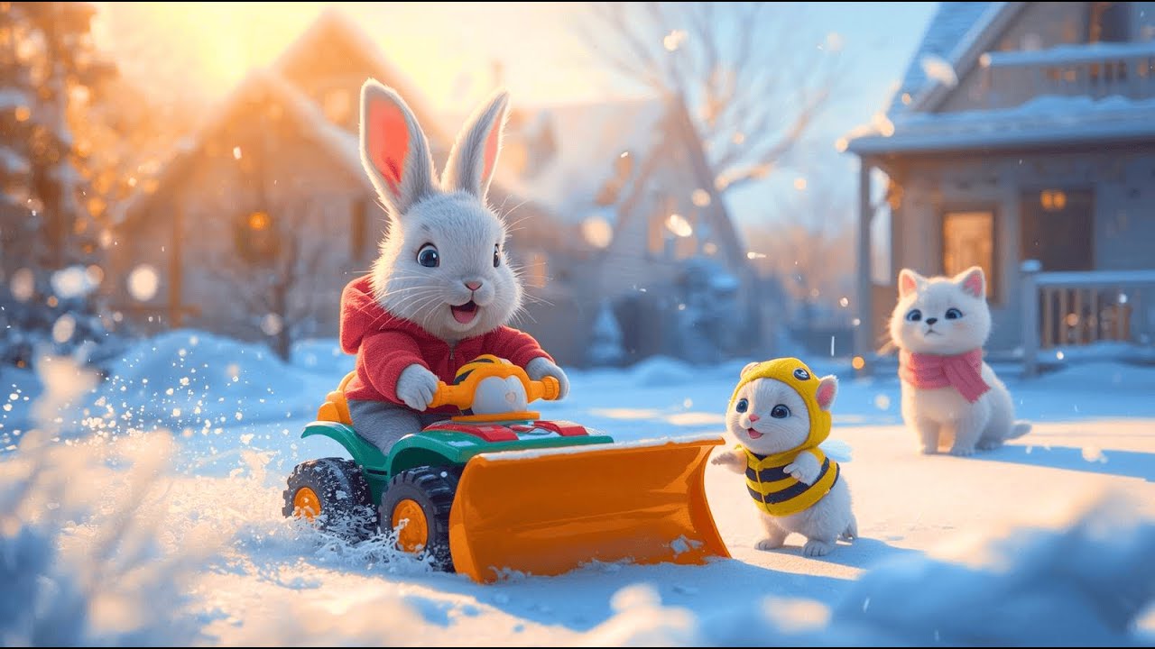 Little Rabbit & Little Cat: A Magical Farm Adventure! 🌾✨