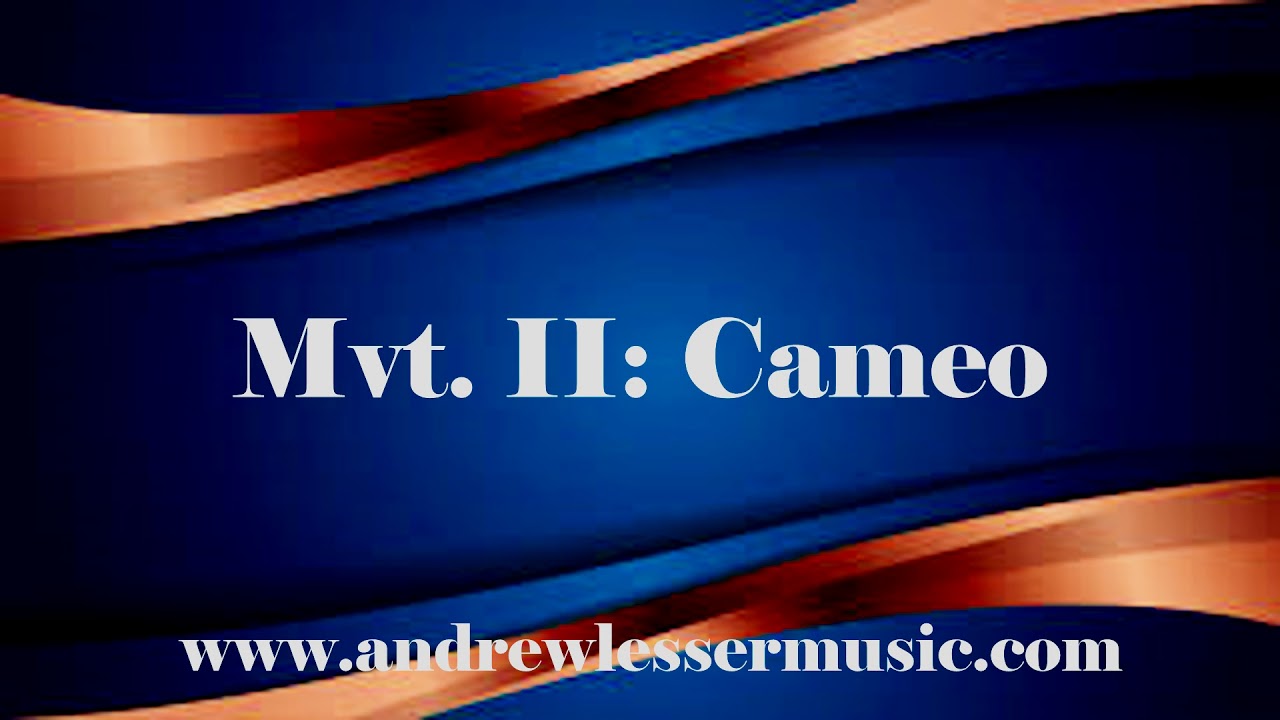 Ellerby - Concerto for Clarinet | Mvt II. Cameo | Andrew Lesser, Clarinet