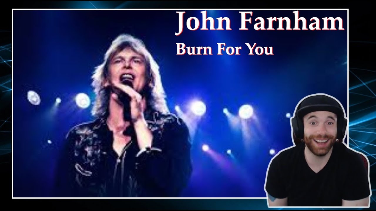John Farnham | Burn For You (First Time Hearing) Flinders Tennis Stadium 1990 Reaction