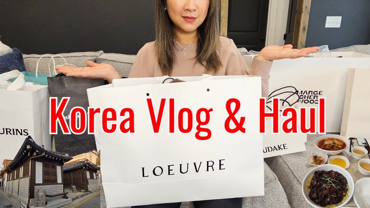 Korea Vlog & Haul | Handbag Unboxing | Ft. Margesherwood