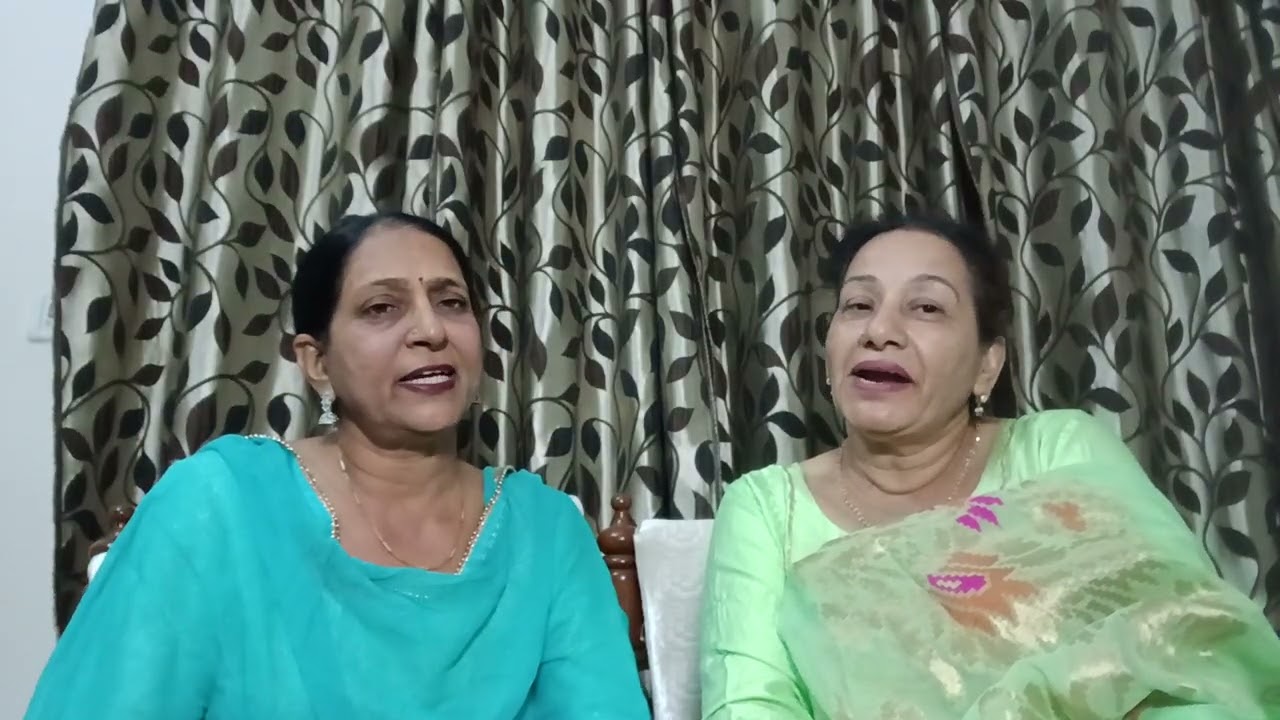 ਅਸੀਂ ਬਾਬਲ ਬੇਟੀਆਂ ਚਾਰ | Asi babul betiyan chaar by Artist Sandal Kaur and Shaminder Kaur | #folksong 