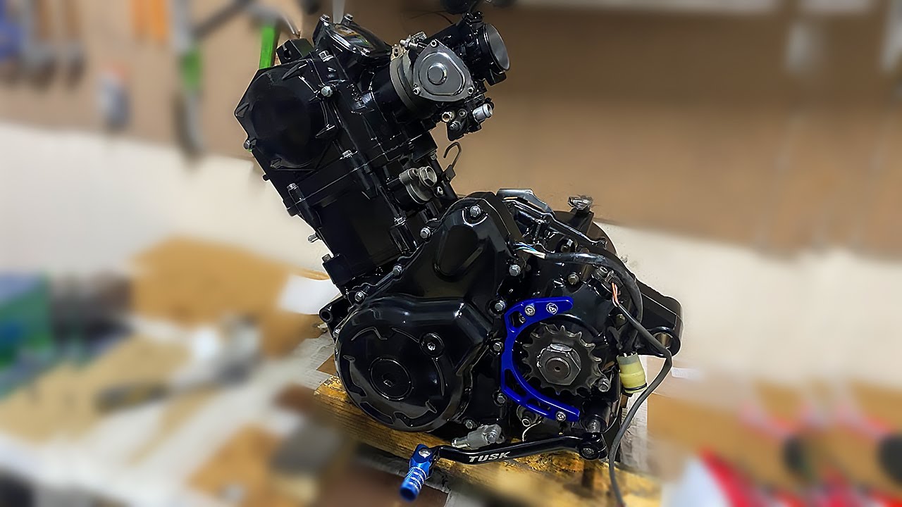طريقة تركيب المكينة الجزء الثاني | Raptor 700R | الحلقة 22