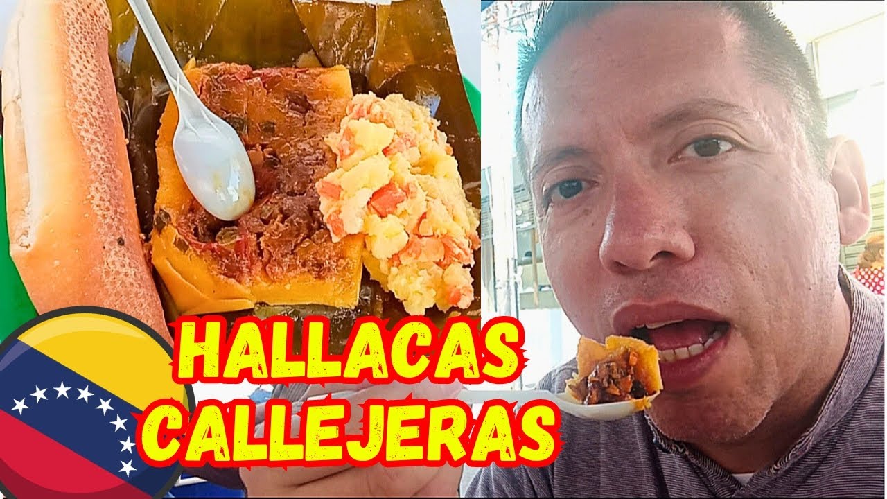 COMIENDO HALLACAS EN EL CENTRO DE MÉRIDA 🎄🎅