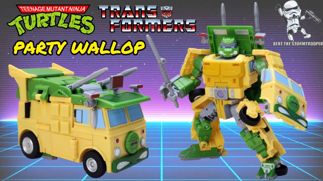 Transformers & TMNT Crossover PARTY WALLOP Review! Bert the Stormtrooper Reviews!