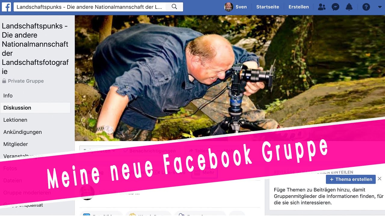 Meine neue Facebook Gruppe