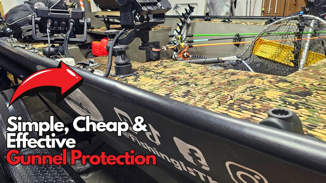 PROTECT your Boat with this Simple yet Effective Jon Boat Gunnel Guard