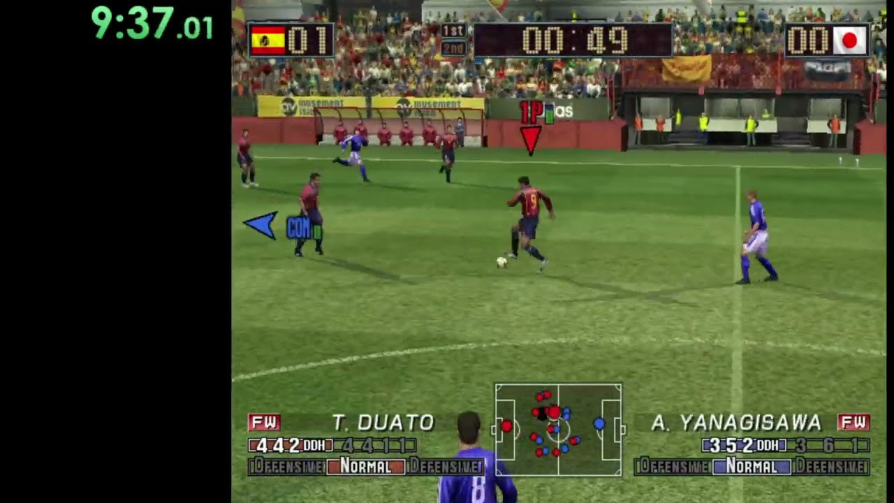 Virtua Striker 2002 International Cup speedrun: 51:12