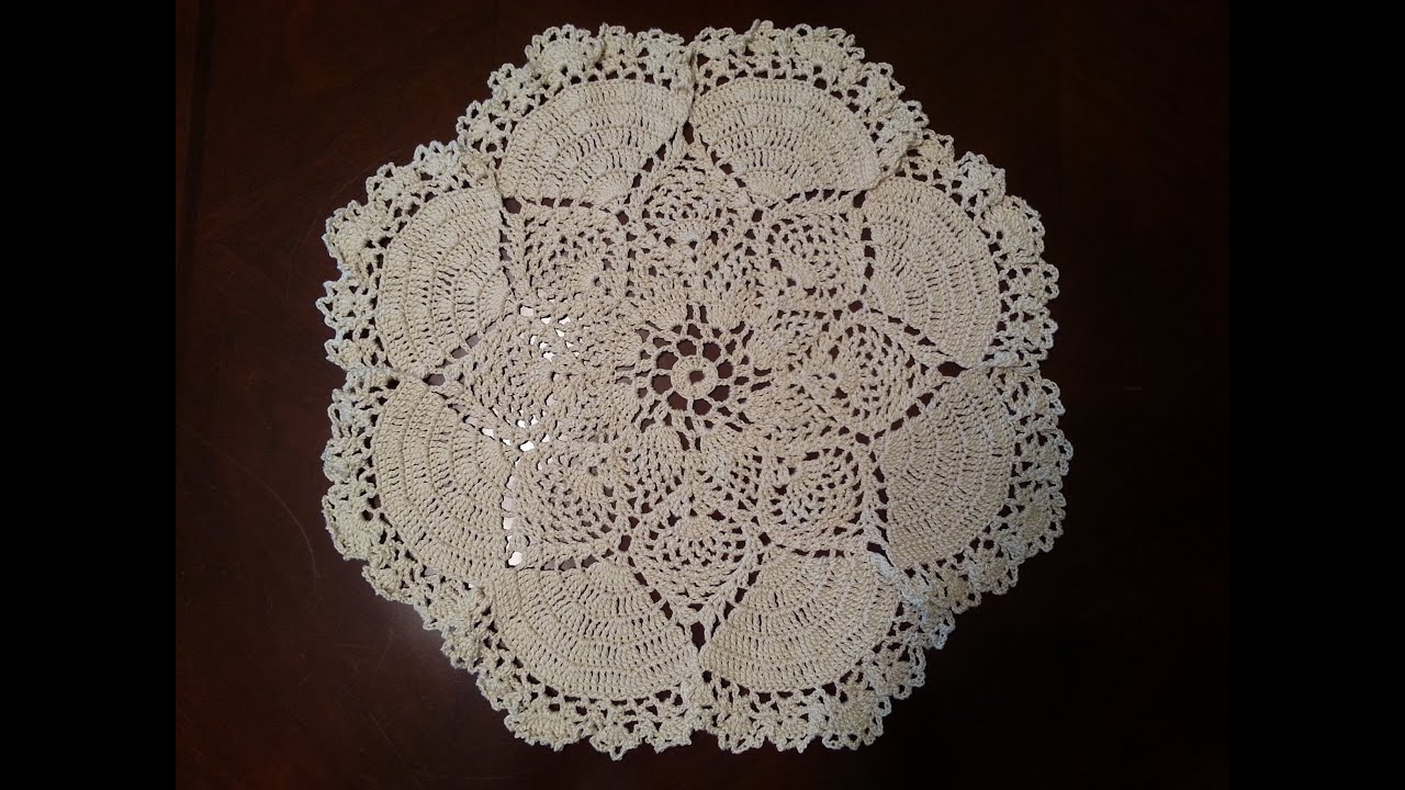 Crochet Doily - Dove Doily Part 1