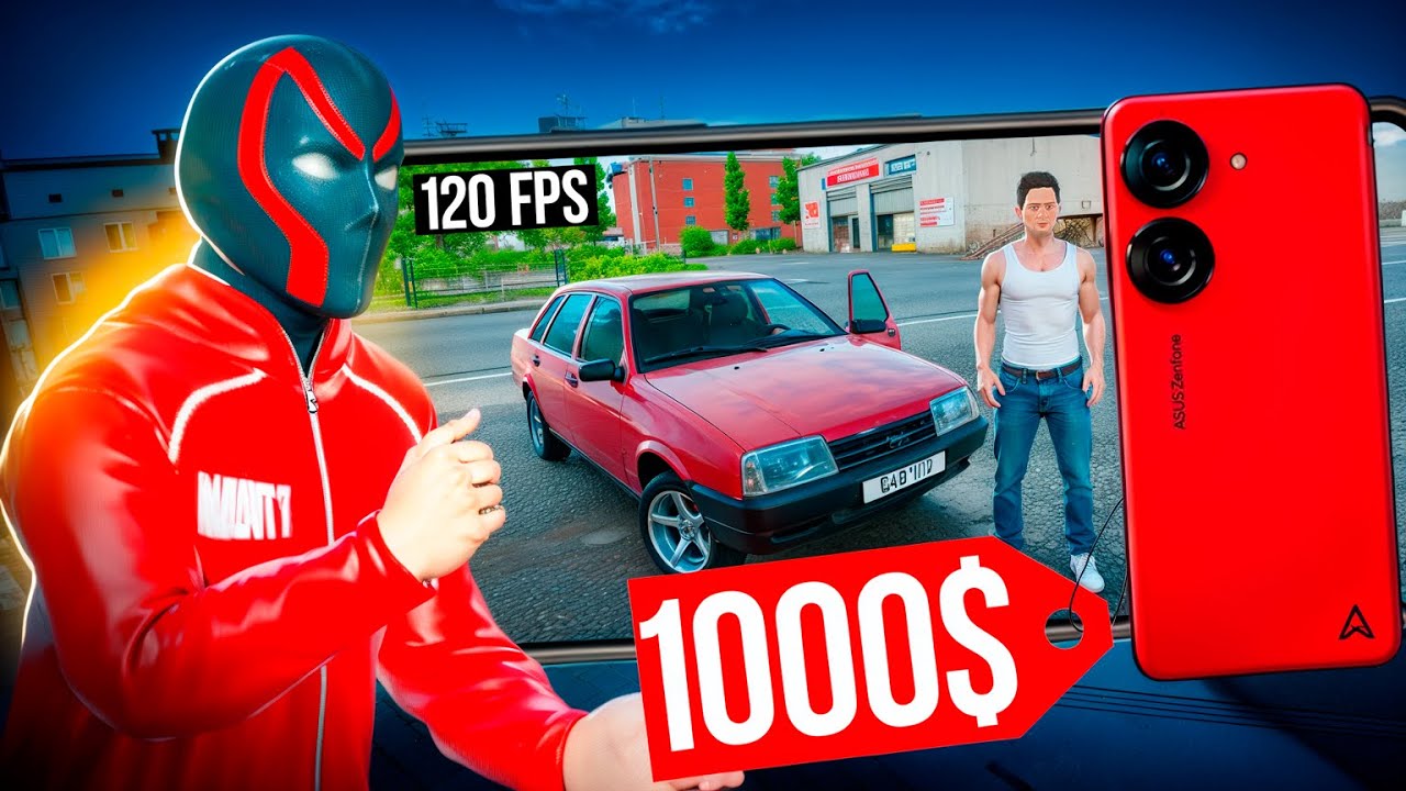 ПРОВЕРИЛ СМАРТФОН ЗА 100.000 РУБЛЕЙ В ИГРЕ! ТЕСТ SNAPDRAGON 8 GEN 2 в MadOut2 | Asus Zenfone 10