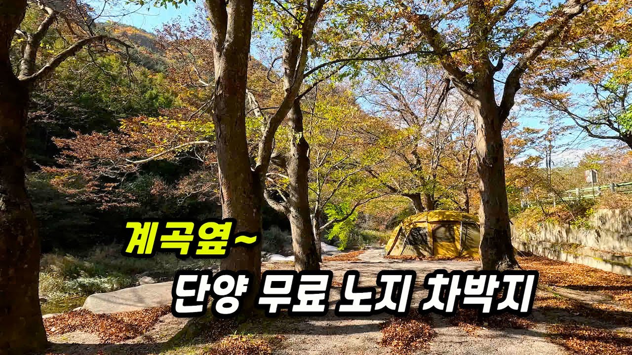 &ldquo;단양 무료 노지 차박지, 계곡 소리 들으며 힐링 캠핑&rdquo;