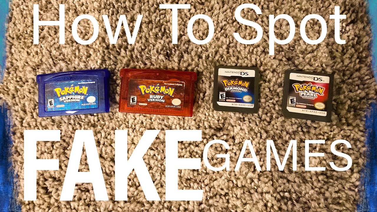 How To Spot Fake Pokemon Games