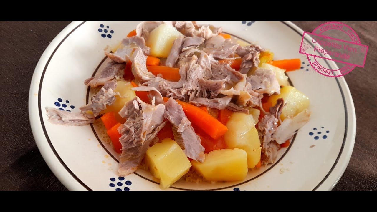 CUS CUS con brodo di carne e verdure